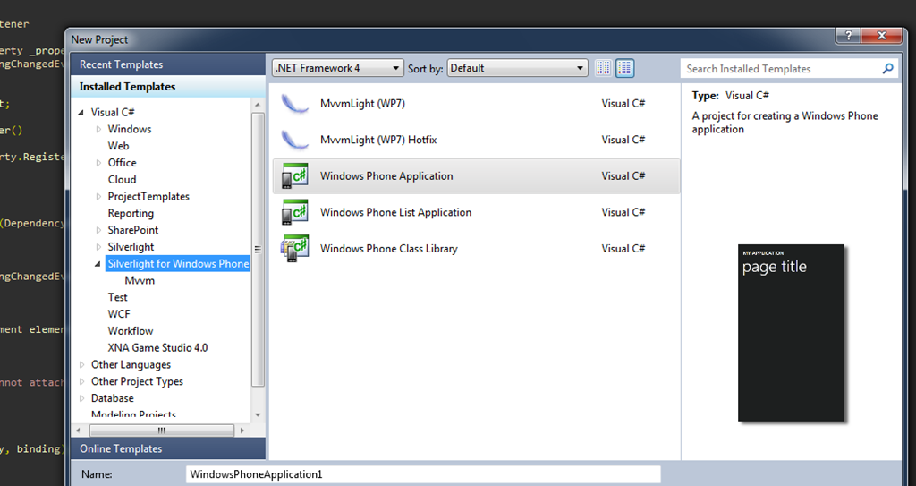 NewWP7App