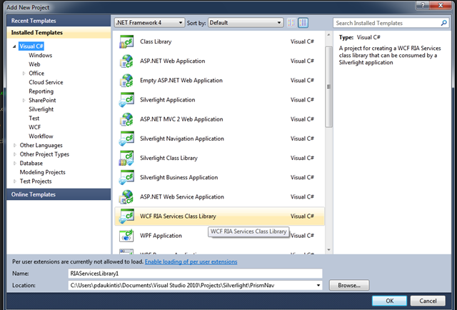 RIAServicesClassLibrary
