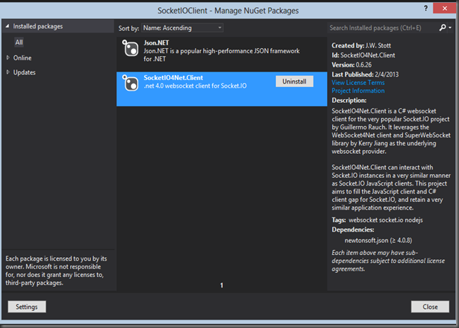 SocketIONetClientNuget