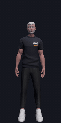 Idle: breathing, sway and a weight shift, with the feet staying planted